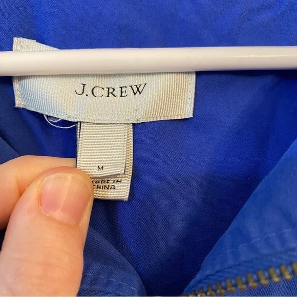J. Crew popover jacket blue medium - Picture 5 of 8